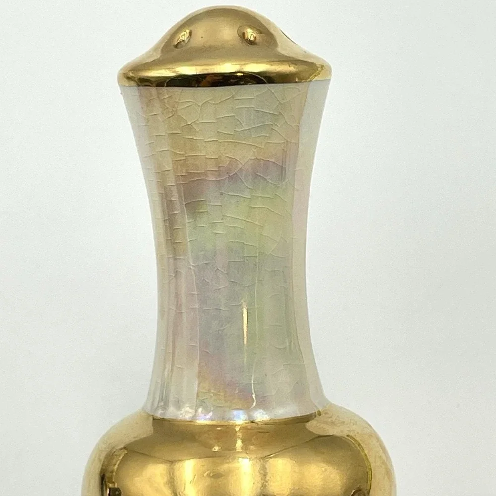 Vintage 1950s Lefton Lusterware Gold Salt And‎ Pepper Shaker Single Replacement